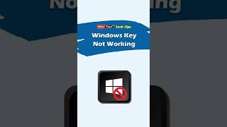 How to Fix the Windows Key Not Working Issue #windowstips #keyboard
