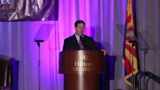 Arizona Gov. Doug Ducey in Tucson