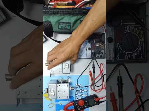 Checking and Testing Microwave faulty Magnetron.