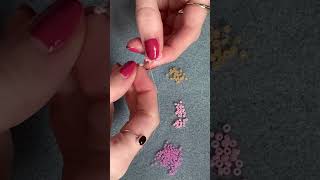 Beaded flower tutorial is on my channel 🌼🌸💕 #beading #beadweaving #beaded #beadingtutorials
