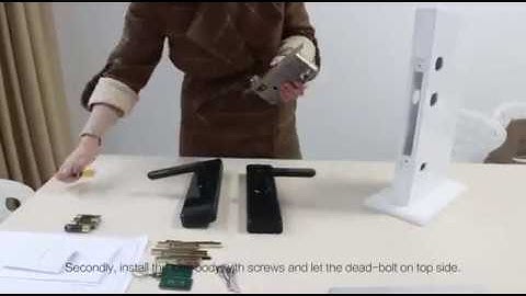 E203 Tuya Smart Wi-Fi Lock Installation