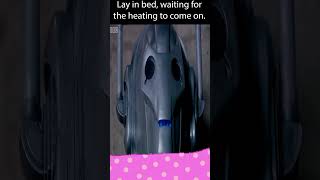 Lay in bed waiting for the heating to come on...