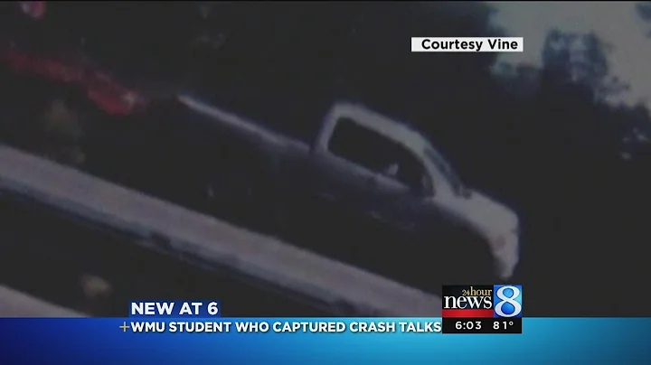Video: Airborne crash of pickup truck