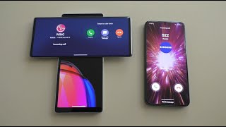 LG Wing vs Samsung Galaxy S22 Incoming Calls