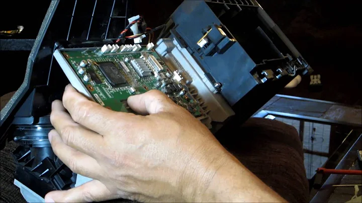 FIX BLACK AND WHITES DOTS ON TV MITSUBISHI  DLP CHIP