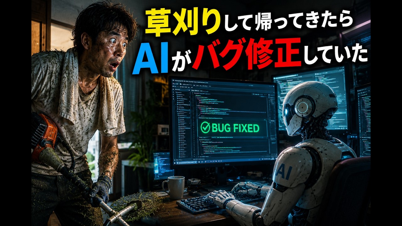 an。　【注】他の方の購入はお控えください。 The AI fixed the bugs while I was out mowing the lawn - YouTube