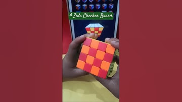 AI making Checkerboard😎 #Rubik