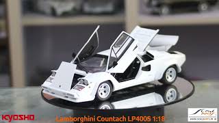 ミニカー Lamborghini Countach LP400S Proto type 1/18 Kyosho OUSIA Lamborghini Countach LP400 (Black) Enclosed