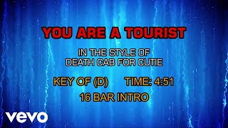 Death Cab for Cutie - You Are A Tourist (Karaoke)