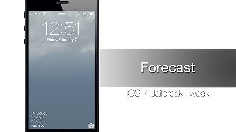 Forecast - iOS 7 Jailbreak Tweak: Hands-on - iPhone Hacks
