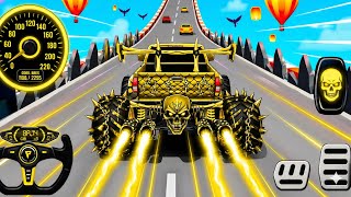 Mega Ramp Monster Car Racing 3D - Extreme Car Stunts - Android Gameplay screenshot 5