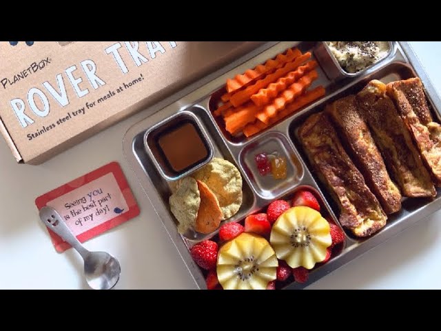 PlanetBox ROVER Eco-Friendly Stainless Steel Bento Lunch Box with