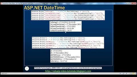 32 Asp net calendar control Part 32