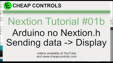 65  Nextion Display - no Arduino Nextion.h Library part 2 or 01B