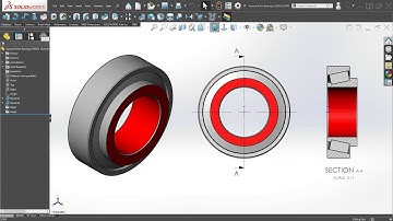 Solidworks tips #98 | how to make a Tapered Roller Bearings [30000] used in solidworks drawings