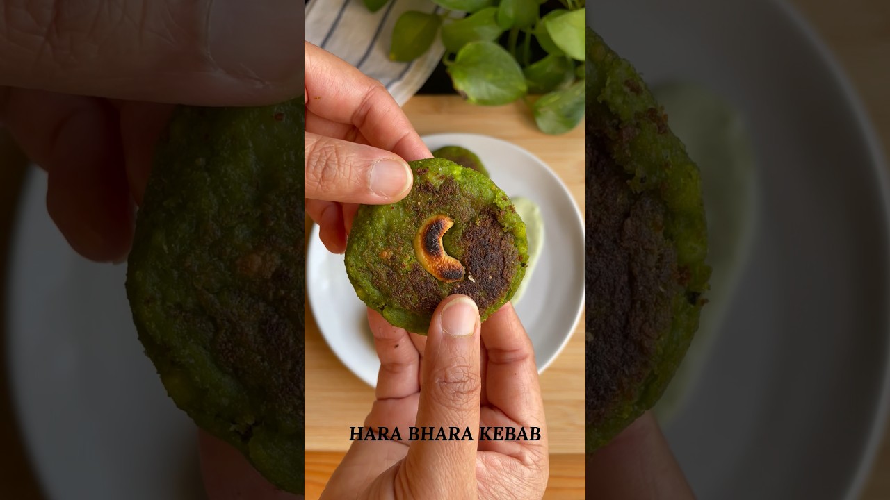 ⁣Hara bhara kebab #recipevideo #recipeoftheday #harabharakababrecipe #recipes #food