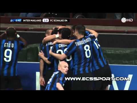 Gol Impossibile DEJAN STANKOVIC HD!!! Inter-Scahlke 2-5 (Gol 50 Metri!!) 05-04-2011