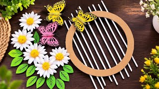Diy Butterfly wall hanging ideas | Easy wall decoration ideas | Paper crafts Home decor Room decor 