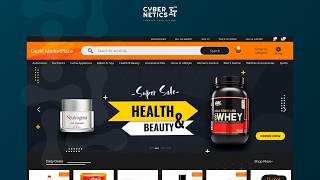 Modern E-Commerce UI Design Mockup Video | Cybernetics IT Portfolio