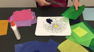 Tissue Paper Collage
