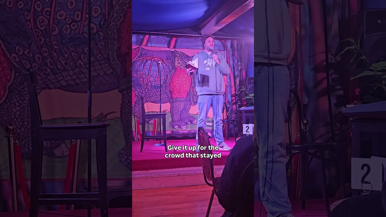 awesome ppl stayed for the post show open mic 