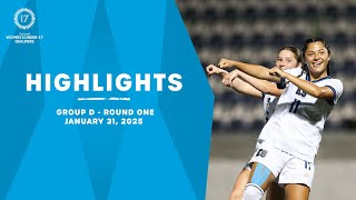 Group D Highlights, January 31 | 2025 Concacaf Women’s U-17 Qualifiers | Round One