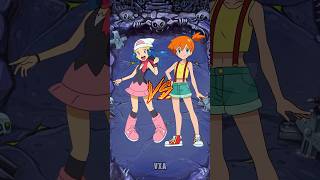 Dawn [VS] Misty Who is strong 💪🙀⁉️ | Void X Anime | #shorts #anime #pokemon