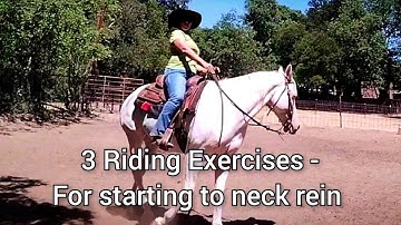 3 Exercises for Neck Reining or Indirect Reining in the saddle