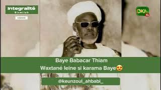 🔴Archive : Baye Babacar Thiam waxtane leine si karamay Baye Niass ( magg gni )