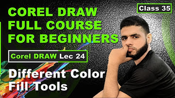 Eyedropper, Mesh Fill, Smart Fill, Interactive Fill | CorelDraw Full Course Class 24