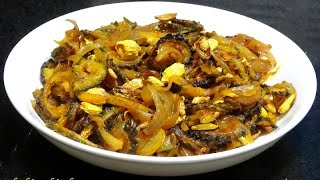 Karela Fry Recipe-Bitter Gourd With Onions-Karela Aur Pyaz Ki Sabzi-Karele Ki Sabzi-Karela Recipe