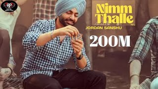 Jordan Sandhu - Nimm Thalle| Mandeep Maavi | Desi Crew | Latest Punjabi Song 2023| #newpunjabisongs