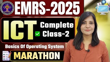 EMRS-2025 || ICT MARATHON CLASS- 2 Basics of operating system ICT FOR EMRS  EMRS 2025 TGT PGT #emrs