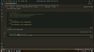 Ngoding : if Else & Elif pada python