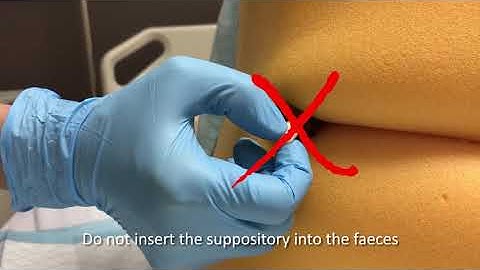 Rectal Suppositories - How to use them?