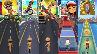 Little Singham🆚Little Singham Cycle Race🆚 Singham Super Skater🆚Subway Surfers🆚Subway Princess Runner screenshot 2