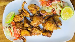 JINSI YA KUKAANGA KUKU MTAMU KWA KUTUMIA VIUNGO VICHACHE/ HOW TO FRY YOUR CHICKEN / FRIED CHICKENS