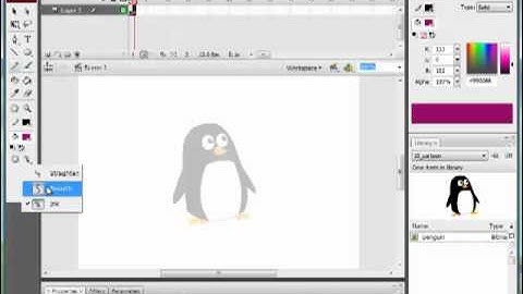 Draw cartoon with onion skin tool in Flash CS3