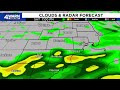 Scattered showers across Metro Detroit Friday, more rain on the way