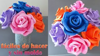 #diy como hacer rosas de foami  para eventos /wedding decoration ideas  #quinceañera #wedding