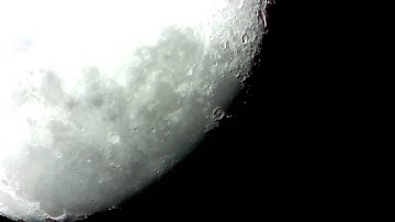 The Moon - by WaveShare Raspberry Pi Camera module + Nikon 300mm tele lens
