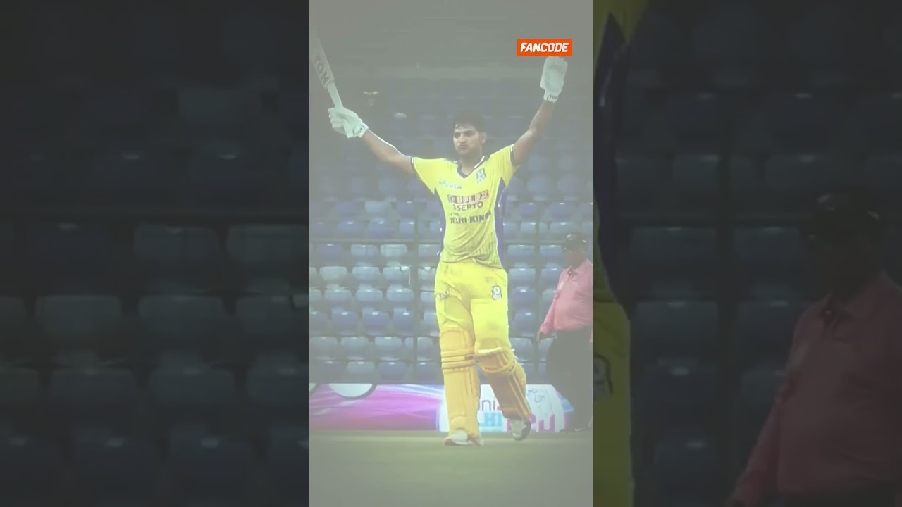 YASH DHULL HAS 𝐍𝐎 𝐂𝐇𝐈𝐋𝐋 ⚡💯 | #DelhiPremierLeague #DPL2026 #Cricket #Century #Delhi #shorts