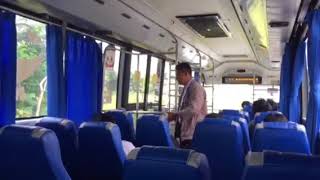 Cara naik bus DAMRI ke bandara Sukarno Hatta[ stasiun Gambir- bandara]