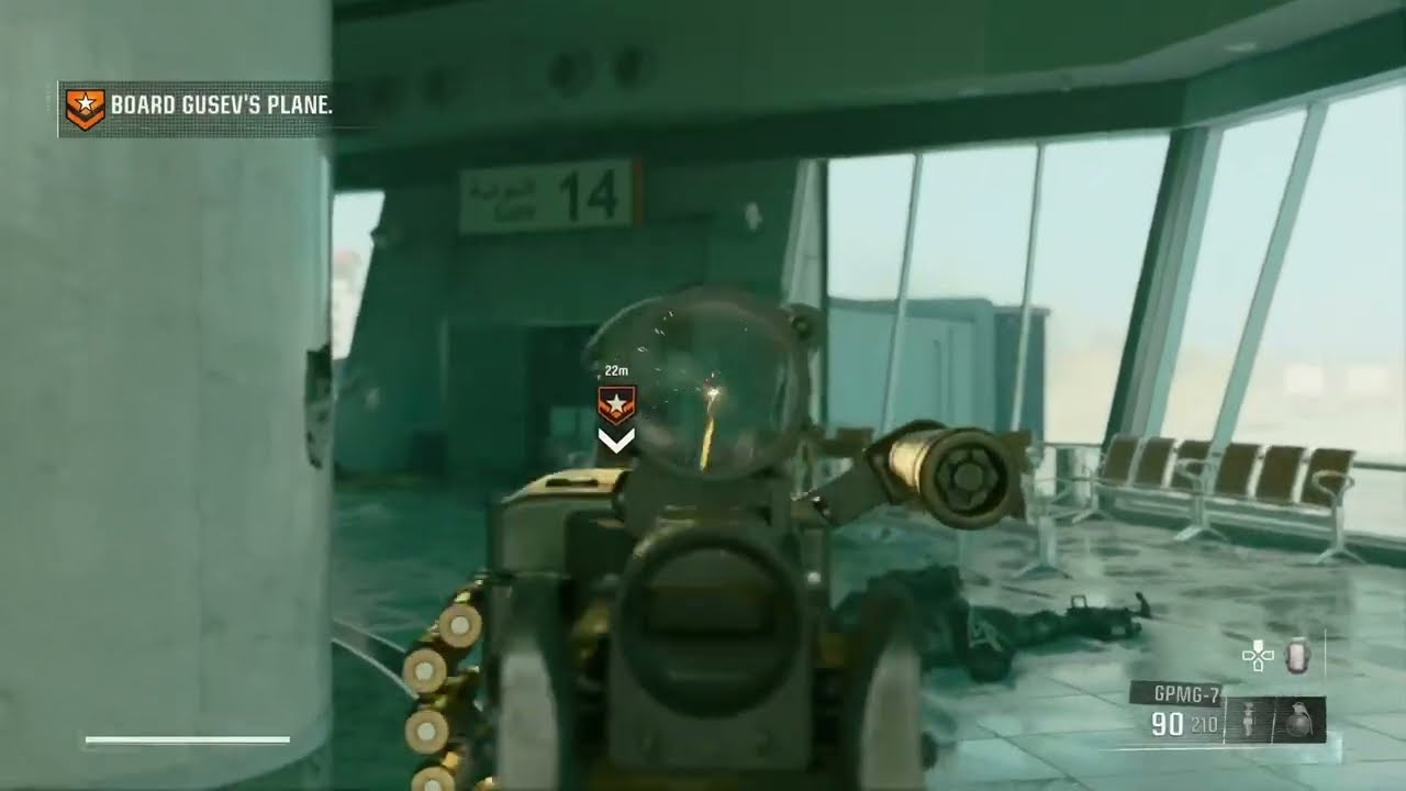 Call of Duty 6 Gameplay Campaign Airport Terminal Mission "Ground Control" Gameplay