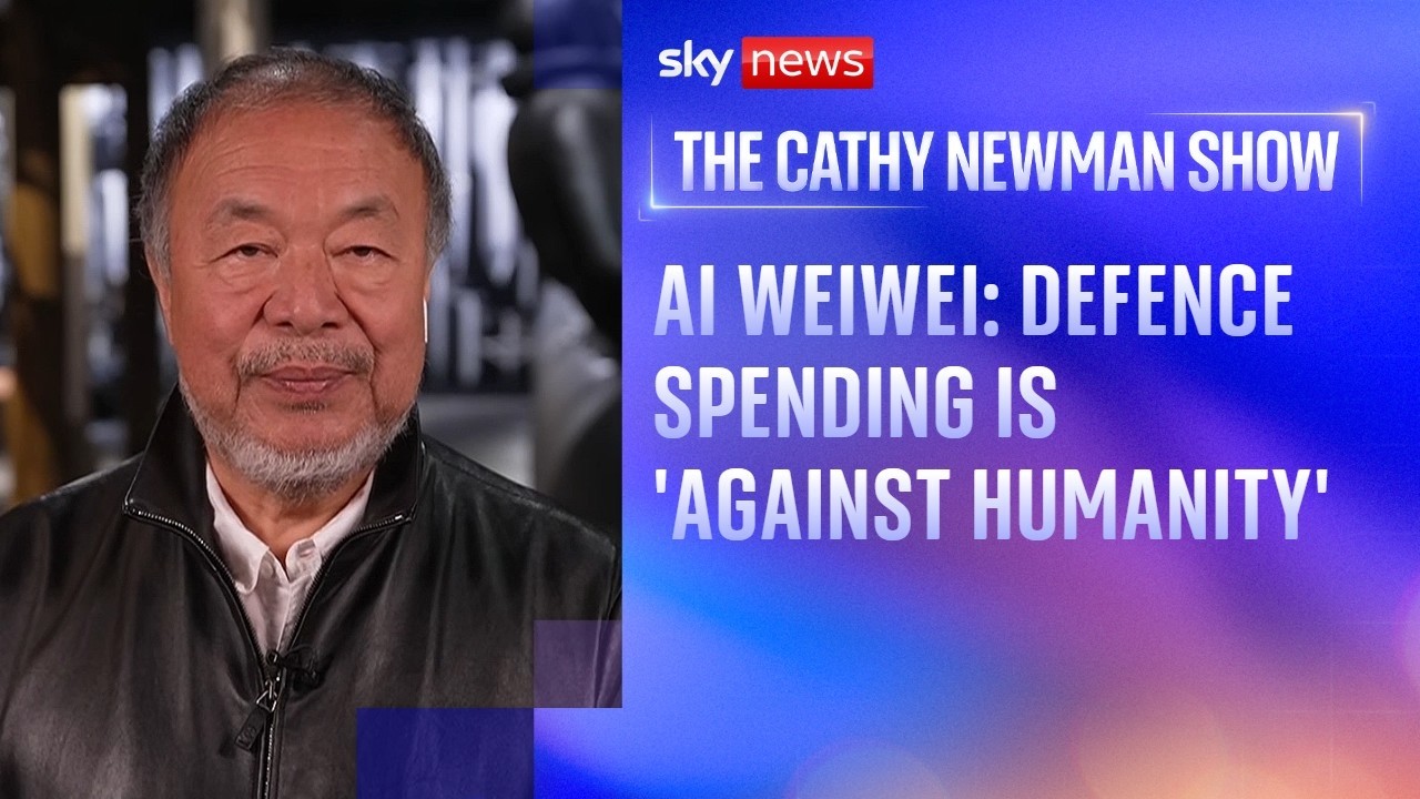 Chinese artist Ai Weiwei discusses defence spending, AI, freedom of speech and social media bans