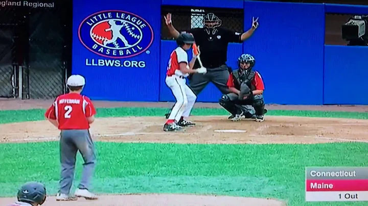 Michael Iannazzo 2nd 2 Run Double - 2017 LLWS Conn...