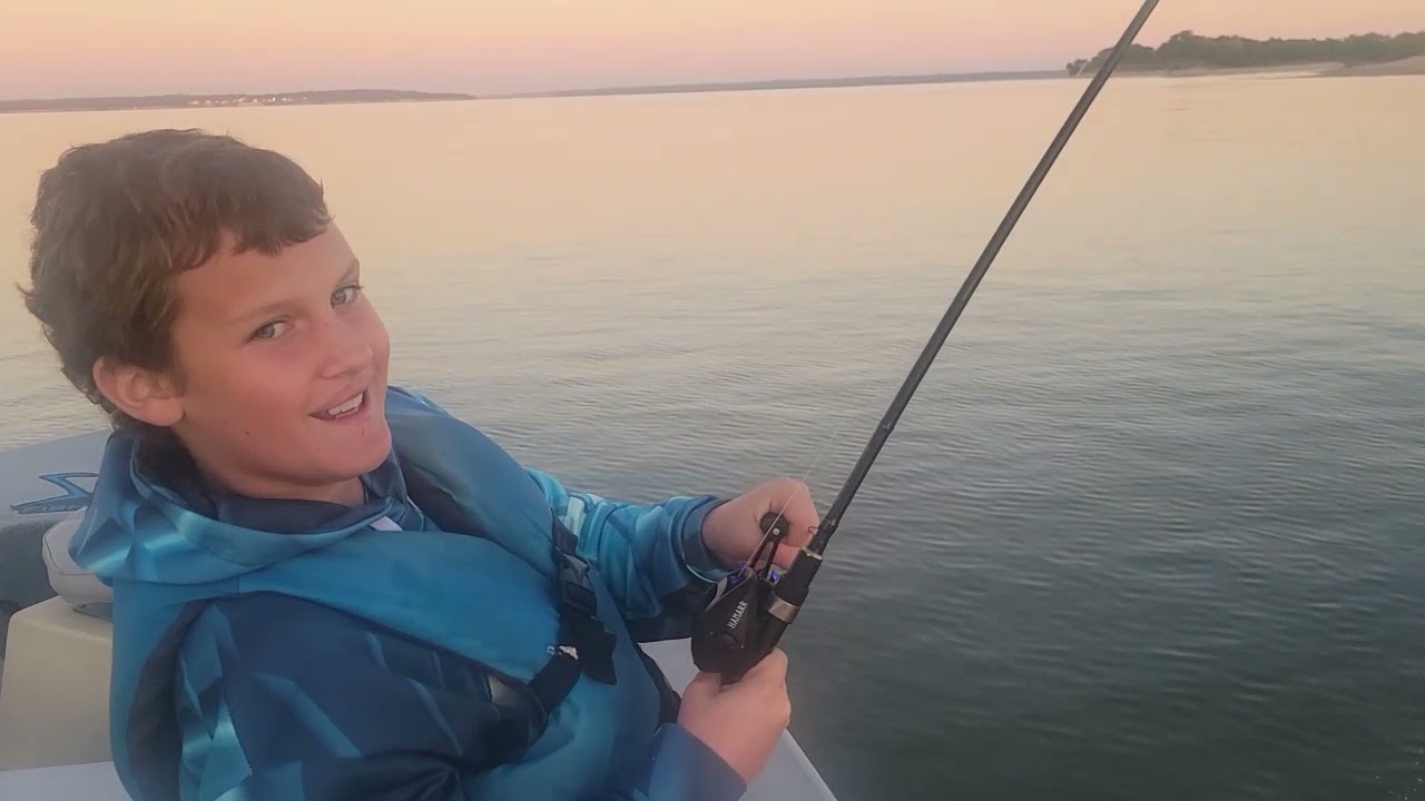 October SeagullsTopwater PlugsLake Texoma Striper Fishing with