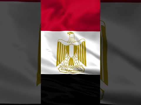 EGYPT مصر Waving Flag 1 Hour 4K