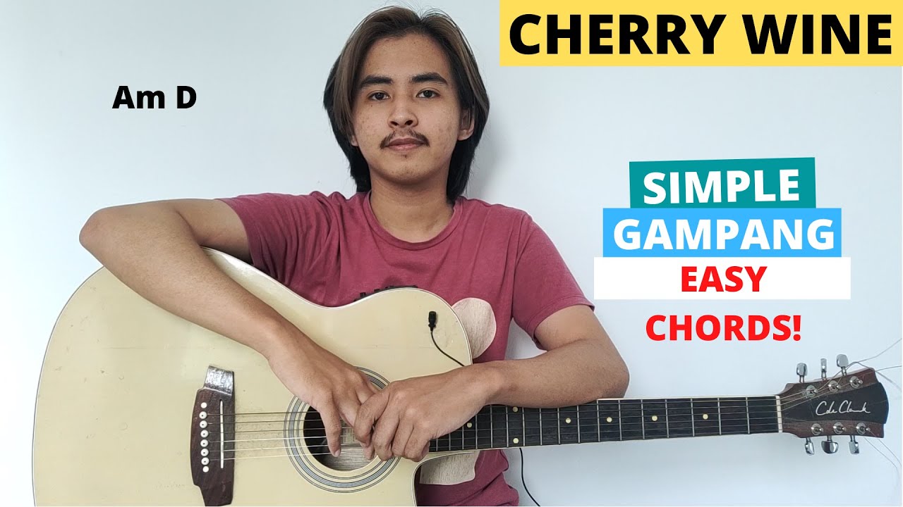 CHORD SIMPLE GAMPANG (Cherry Wine grantperez) (Tutorial Gitar) Easy