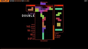 TETR.IO | 40L No Hard Or Soft Drop 4:21